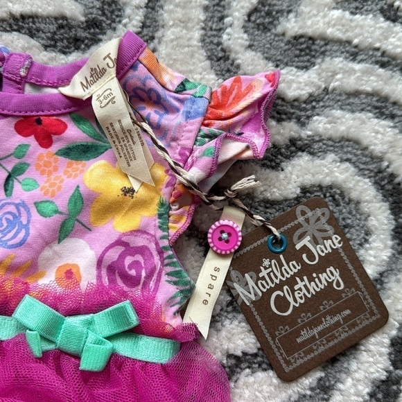 Matilda Jane floral outfit size 3-6 months - Picture 2 of 3